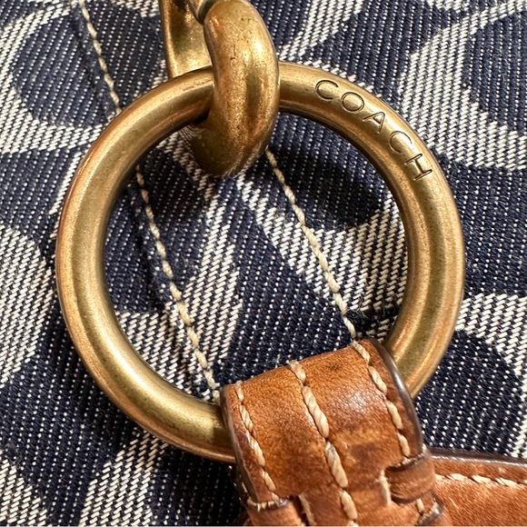Coach Hamptons Signature Denim Special Edition Shoulder Bag - Picture 11 of 17